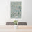 24x36 Casa Grande Arizona Map Print Portrait Orientation in Afternoon Style Behind 2 Chairs Table and Potted Plant