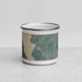 Front View Custom Cascade Idaho Map Enamel Mug in Afternoon