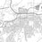 Casper Wyoming Map Print in Classic Style Zoomed In Close Up Showing Details