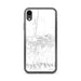 Custom Casper Wyoming Map Phone Case in Classic