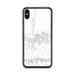 Custom Casper Wyoming Map Phone Case in Classic