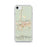 Custom Casper Wyoming Map iPhone SE Phone Case in Woodblock