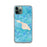 Custom iPhone 11 Pro Catalina Island California Map Phone Case in Watercolor