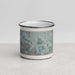 Front View Custom Cathedral City California Map Enamel Mug in Afternoon