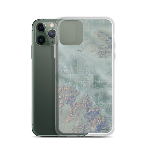 Custom Cathedral City California Map Phone Case in Afternoon