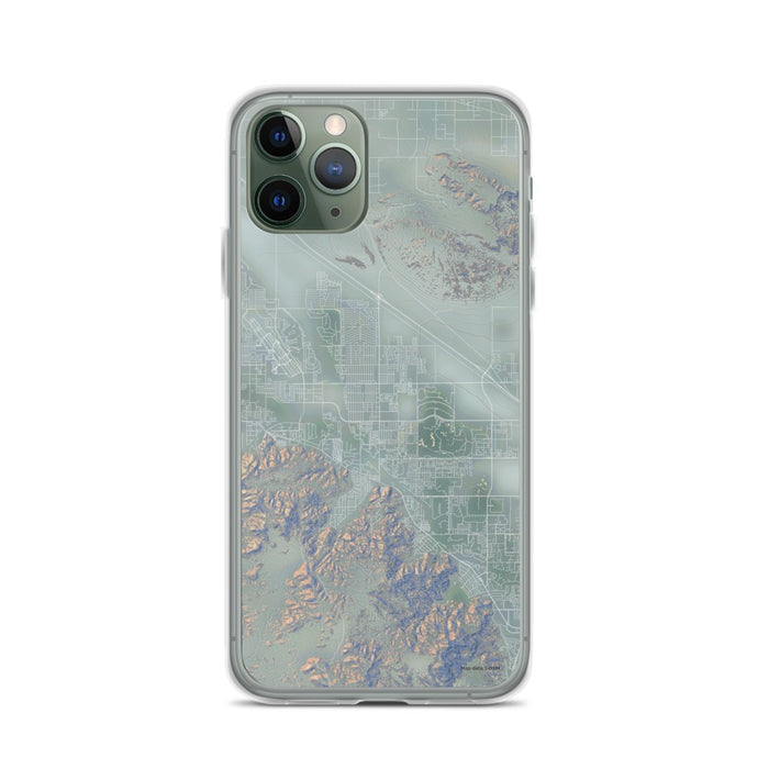 Custom iPhone 11 Pro Cathedral City California Map Phone Case in Afternoon