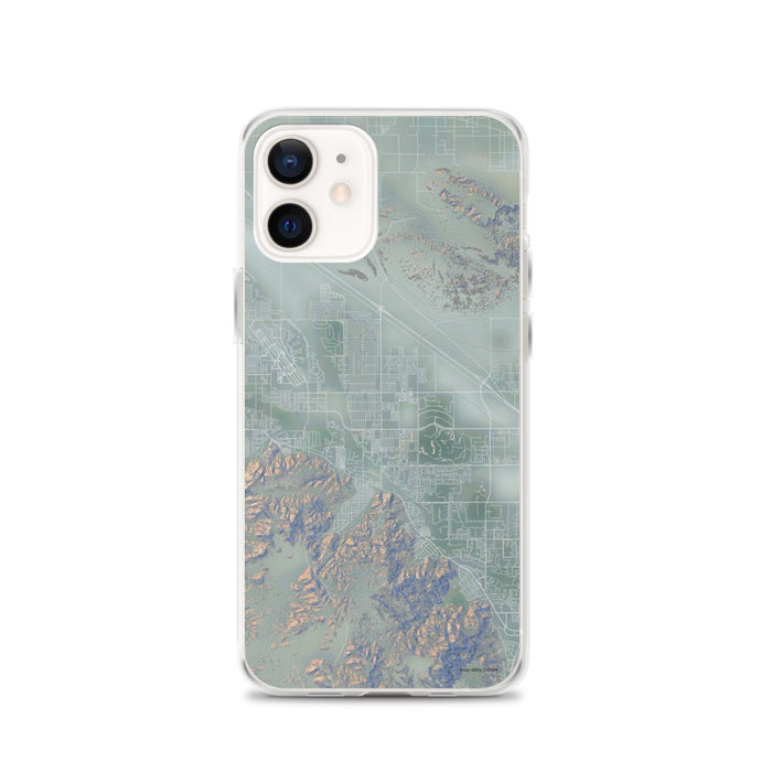 Custom iPhone 12 Cathedral City California Map Phone Case in Afternoon