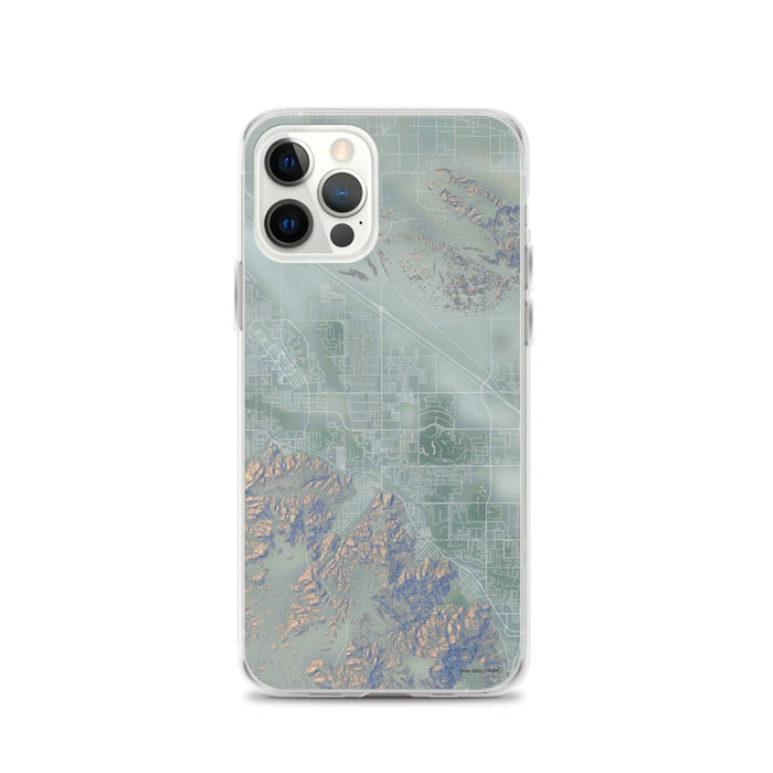 Custom iPhone 12 Pro Cathedral City California Map Phone Case in Afternoon