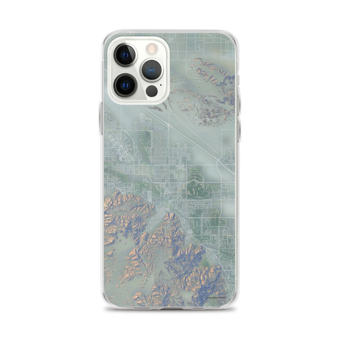 Custom iPhone 12 Pro Max Cathedral City California Map Phone Case in Afternoon