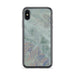 Custom iPhone X/XS Cathedral City California Map Phone Case in Afternoon