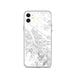 Custom iPhone 11 Cathedral City California Map Phone Case in Classic