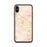 Custom iPhone X/XS Cathedral City California Map Phone Case in Watercolor