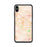 Custom iPhone XS Max Cathedral City California Map Phone Case in Watercolor