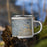 Right View Custom Catonsville Maryland Map Enamel Mug in Afternoon on Grass With Trees in Background
