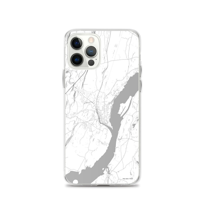 Custom Catskill New York Map iPhone 12 Pro Phone Case in Classic