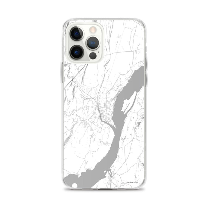 Custom Catskill New York Map iPhone 12 Pro Max Phone Case in Classic