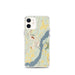 Custom Catskill New York Map iPhone 12 mini Phone Case in Woodblock