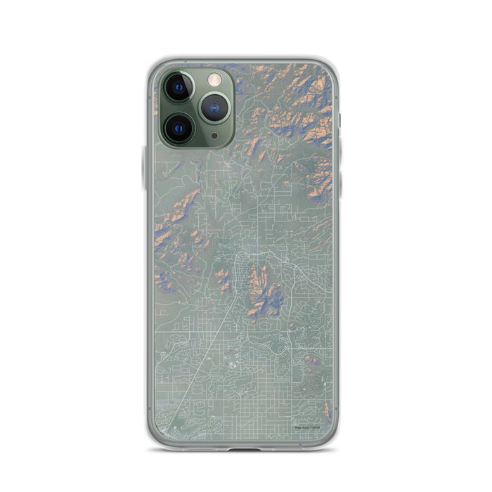 Custom iPhone 11 Pro Cave Creek Arizona Map Phone Case in Afternoon