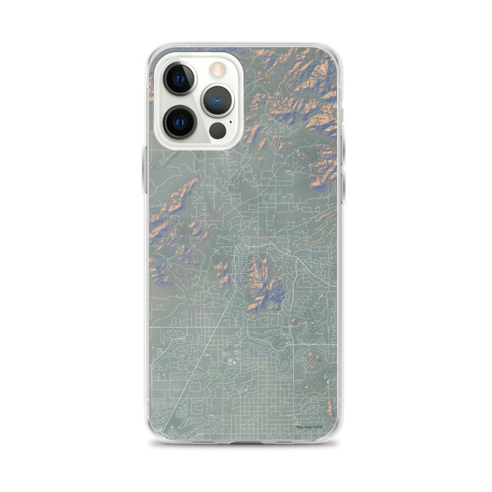 Custom iPhone 12 Pro Max Cave Creek Arizona Map Phone Case in Afternoon