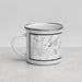 Left View Custom Cave Creek Arizona Map Enamel Mug in Classic