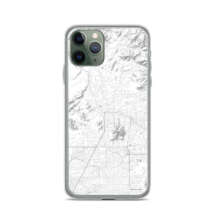 Custom iPhone 11 Pro Cave Creek Arizona Map Phone Case in Classic