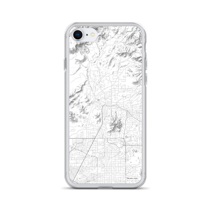 Custom iPhone SE Cave Creek Arizona Map Phone Case in Classic