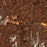 Cave Creek Arizona Map Print in Ember Style Zoomed In Close Up Showing Details