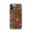 Custom iPhone 11 Pro Cave Creek Arizona Map Phone Case in Ember