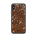 Custom iPhone X/XS Cave Creek Arizona Map Phone Case in Ember