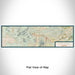 Flat View of Map Custom Cave Creek Arizona Map Enamel Mug in Woodblock
