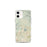 Custom iPhone 12 mini Cave Creek Arizona Map Phone Case in Woodblock
