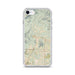 Custom iPhone SE Cave Creek Arizona Map Phone Case in Woodblock