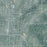 Cedarburg Wisconsin Map Print in Afternoon Style Zoomed In Close Up Showing Details