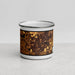 Front View Custom Cedarburg Wisconsin Map Enamel Mug in Ember