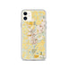 Custom Cedarburg Wisconsin Map Phone Case in Woodblock