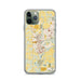 Custom Cedarburg Wisconsin Map Phone Case in Woodblock