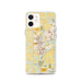 Custom Cedarburg Wisconsin Map Phone Case in Woodblock