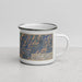 Right View Custom Cedar City Utah Map Enamel Mug in Afternoon