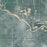 Cedar Falls Iowa Map Print in Afternoon Style Zoomed In Close Up Showing Details