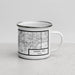 Right View Custom Cedar Hill Texas Map Enamel Mug in Classic