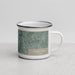 Right View Custom Cedar Park Texas Map Enamel Mug in Afternoon