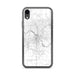 Custom Cedar Rapids Iowa Map Phone Case in Classic