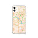 Custom Cedar Rapids Iowa Map Phone Case in Watercolor