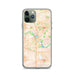 Custom Cedar Rapids Iowa Map Phone Case in Watercolor