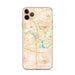 Custom Cedar Rapids Iowa Map Phone Case in Watercolor