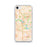 Custom Cedar Rapids Iowa Map iPhone SE Phone Case in Watercolor