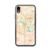 Custom Cedar Rapids Iowa Map Phone Case in Watercolor