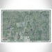 Celina Texas Map Print Landscape Orientation in Afternoon Style With Shaded Background