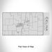 Rendered View of Celina Texas Map Engraving on 17oz Stainless Steel Insulated Cola Bottle