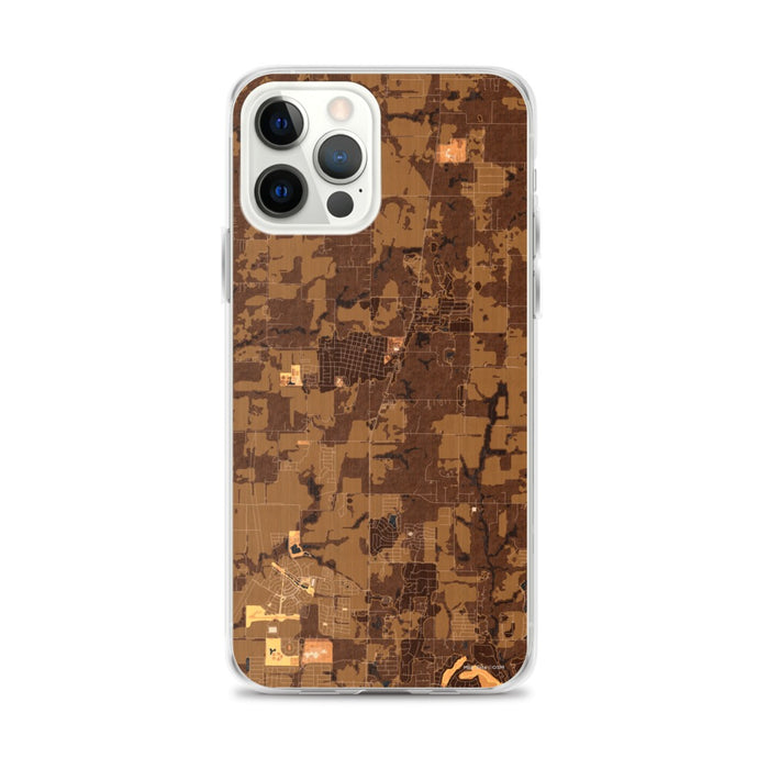 Custom Celina Texas Map iPhone 12 Pro Max Phone Case in Ember